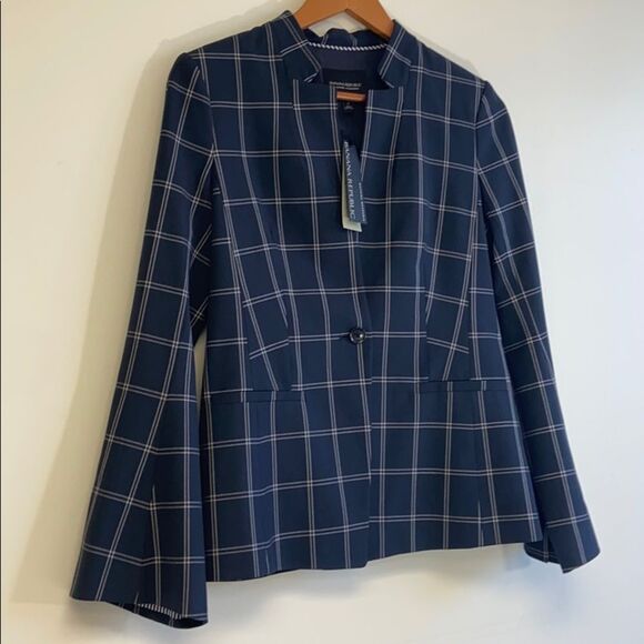 NEW NWT BANANA REPUBLIC BLAZER WITH BELL SLEEVES - Picture 3 of 8